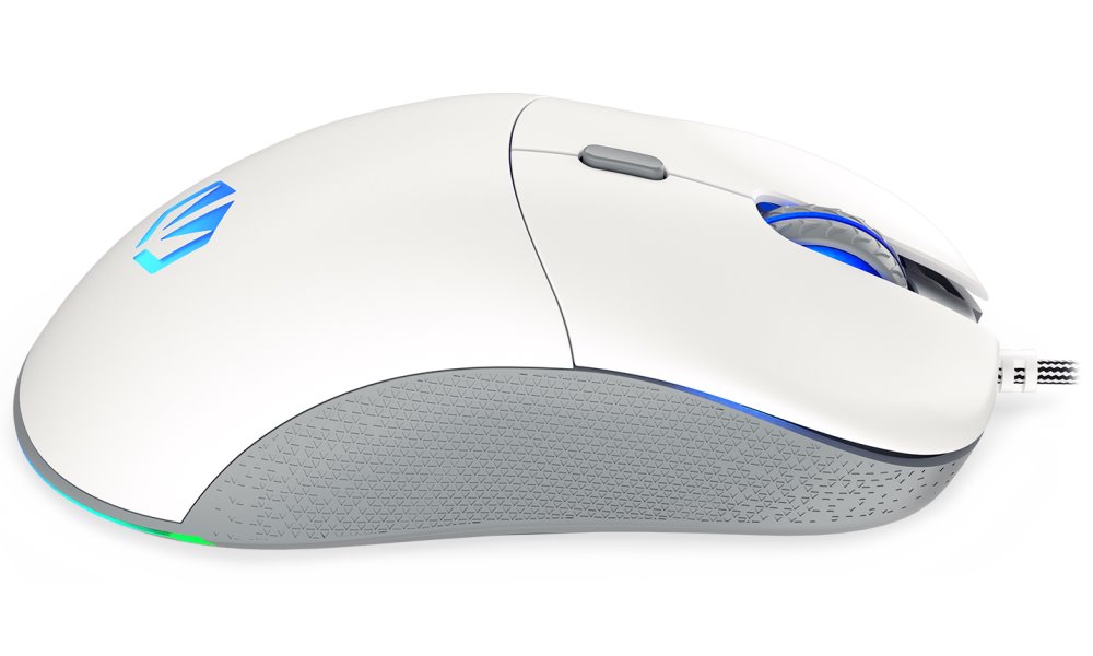 Maus gaming Endorfy GEM Plus Onyx, USB-C, 19000 DPI, i bardhë