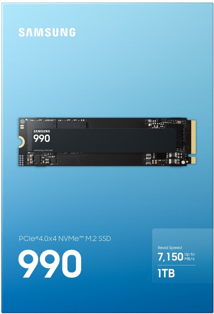 Disk i brendshëm SSD Samsung 990, 1TB, M.2 NVMe PCIe 4.0, i zi