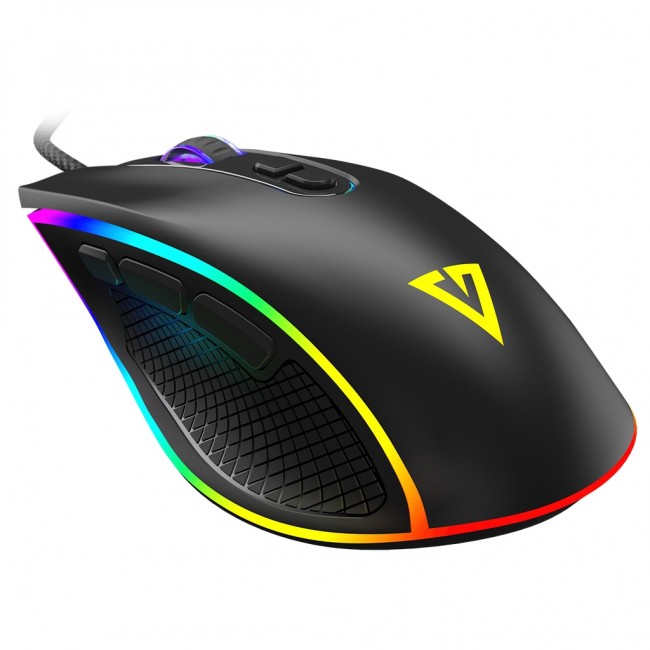 Maus gaming Modecom Volcano Veles, optik, me kabllo USB, i zi