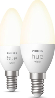 Set llamba inteligjente Philips Hue B39, 2 copë, E14, 5.5W 470lm, dritë e ngrohtë