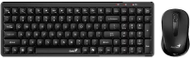 Set tastierë dhe mi Genius LuxeMate Q8100, wireless 2.4 GHz, CZ SK, i zi
