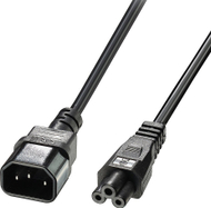Кабел за струја Lindy 30341, IEC C14 во IEC C5, 2m, црн