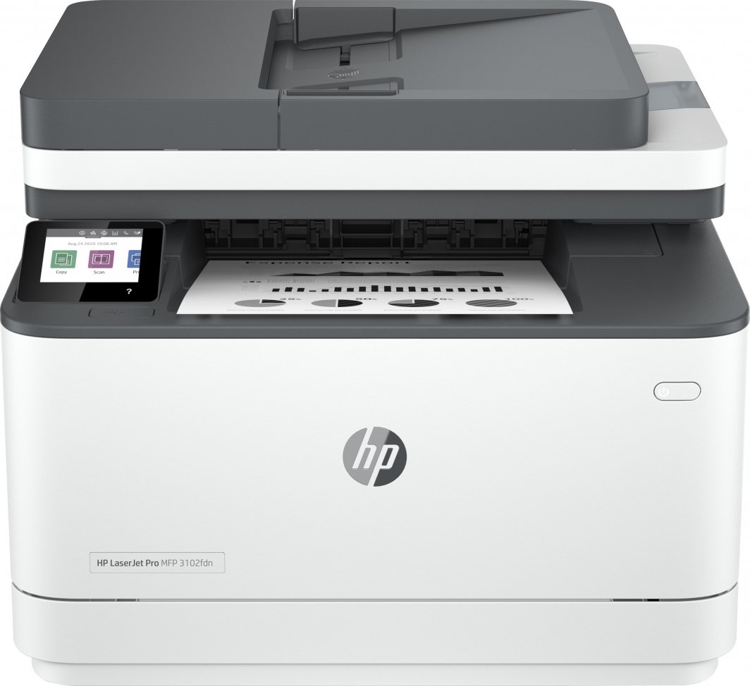 Printer HP LaserJet Pro 3102fdn, i bardhë