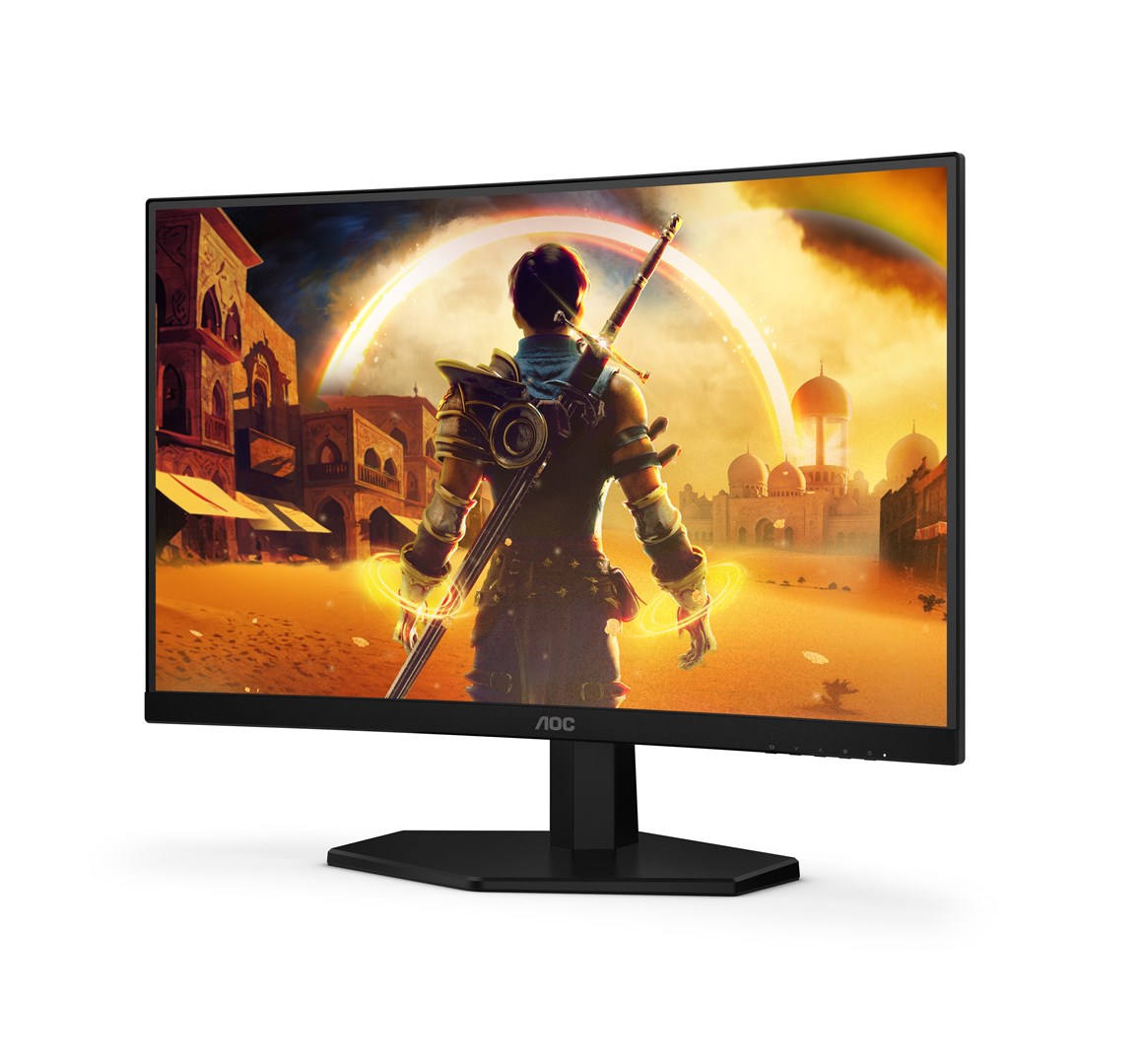 Monitor AOC G4 C24G42E, 23.6" FHD 1920x1080, LED, 180 Hz, i zi/kuq