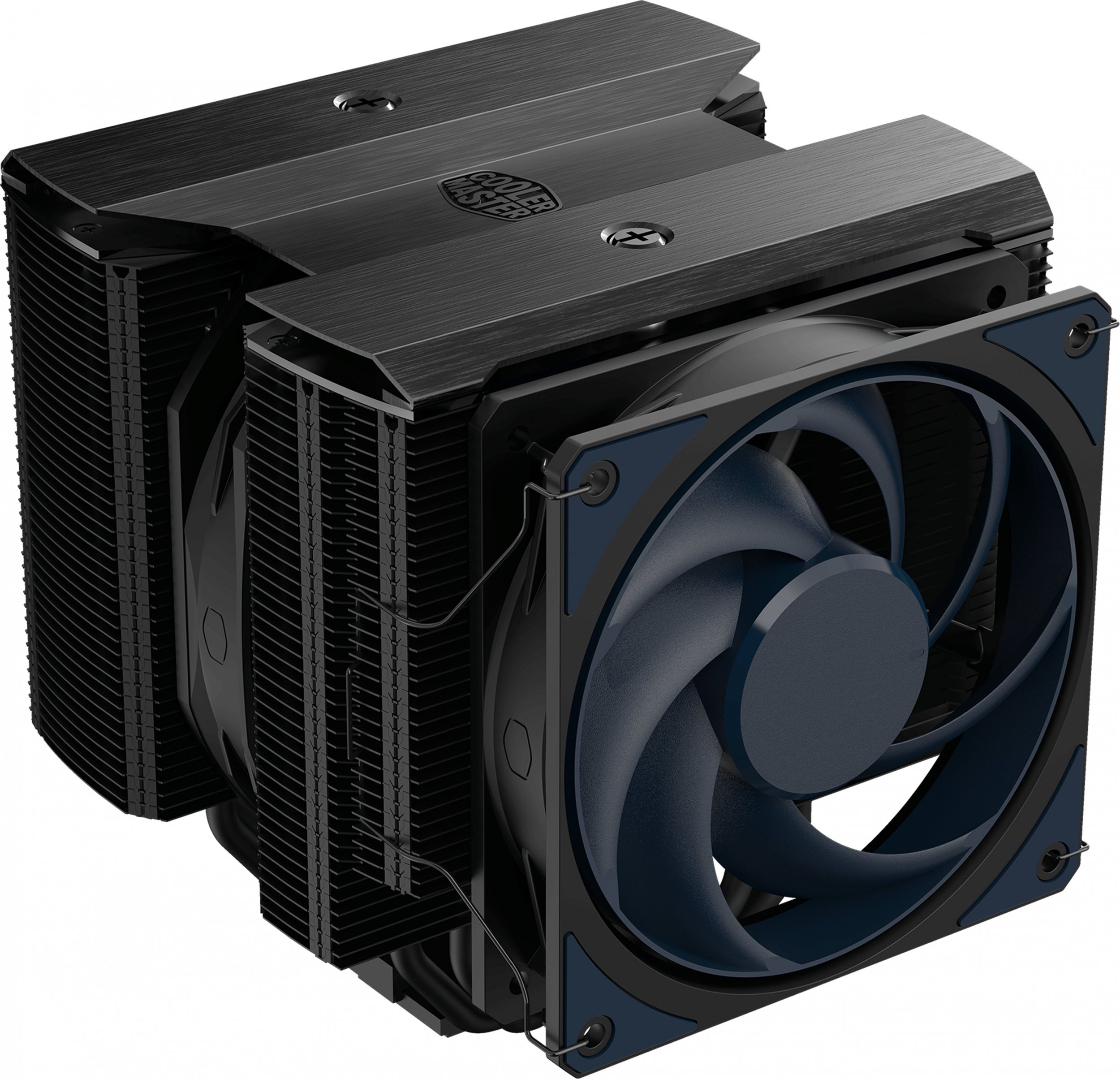 Ftohës CPU Cooler Master MasterAir MA824 Stealth, dual tower, 8 heat pipe, i zi