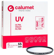 Filter UV Calumet 55mm SMC TG Ultra Slim, qelq optik, i zi
