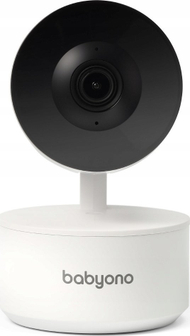 Monitor bebe me video BabyOno Take Care Camera Smart, monitorim në kohë reale, funksione smart, i bardhë