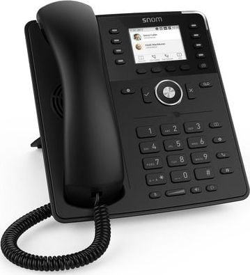 Telefon VoIP Snom D735, ekran 2.7", HD audio, i zi