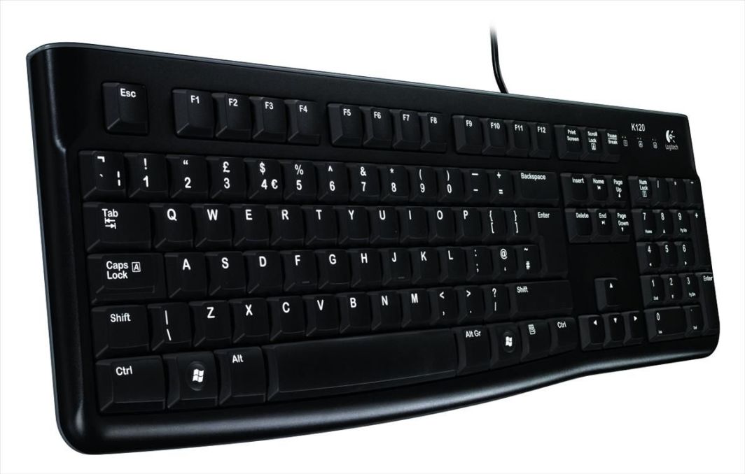 Tastierë Logitech K120, me kabllo, FR, e zezë