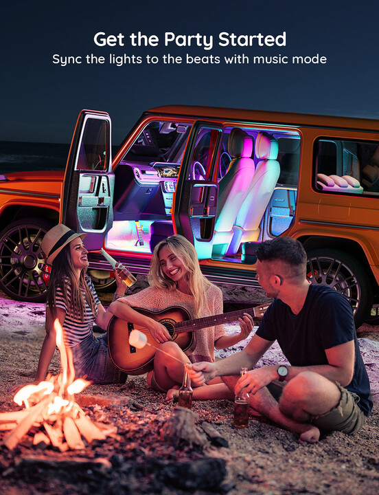 Shirit drite për makinë Govee Smart LED RGBIC