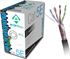 Kabllo rrjeti Alantec KIF5OUT305, Cat5e, 305m, e zezë