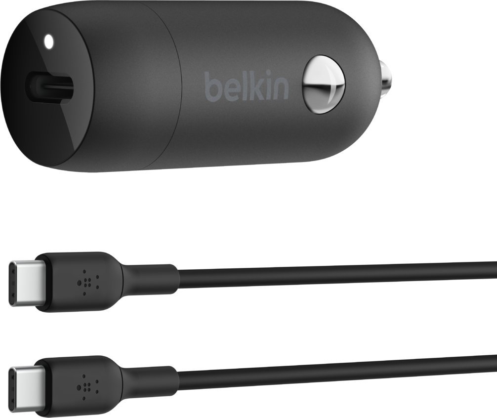 Karikues veture Belkin CCA004BT, 1x USB C, kabllo 1m, i zi