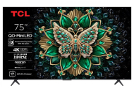 Televizor TCL 75C6K, QLED 75'' 4K, 144Hz, Google TV 2.1CH ONKYO, i zi