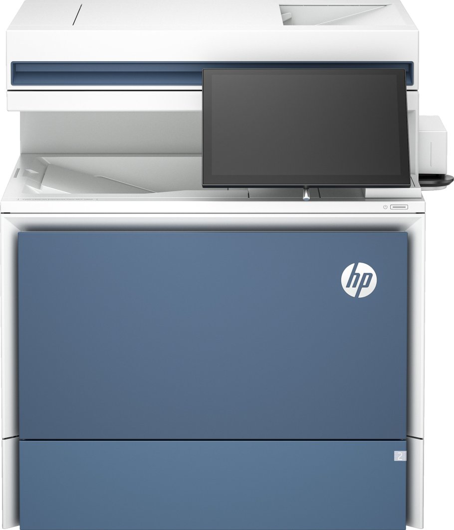 Printer multifunksional HP Color LaserJet Enterprise Flow MFP 5800zf, lazer me ngjyra, A4, i bardhë