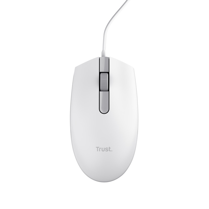 Maus Trust TM-101W, 1200 DPI, i bardhë