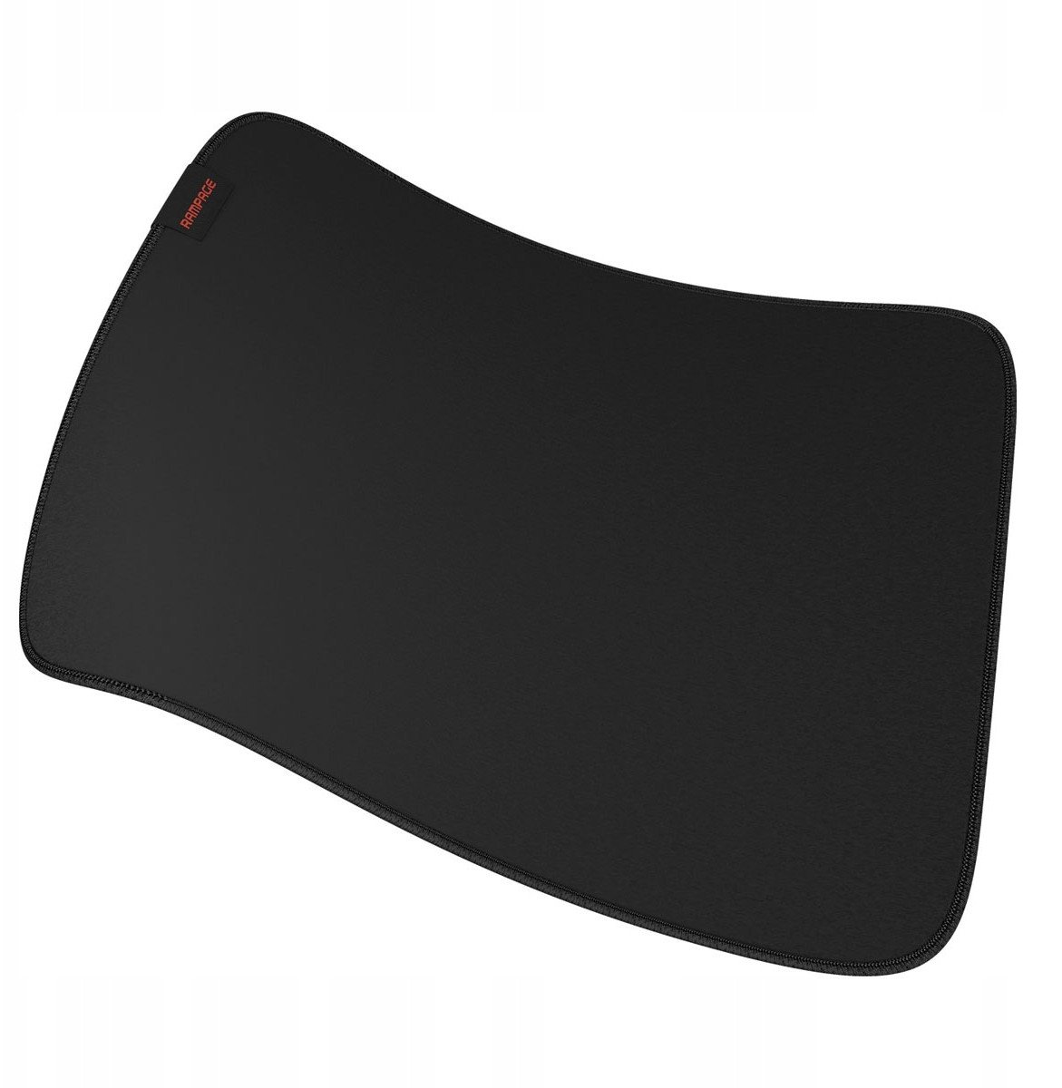 Mousepad gaming Rampage Pulsar Pro S, 290x240x3mm, tekstil i qepur, i zi