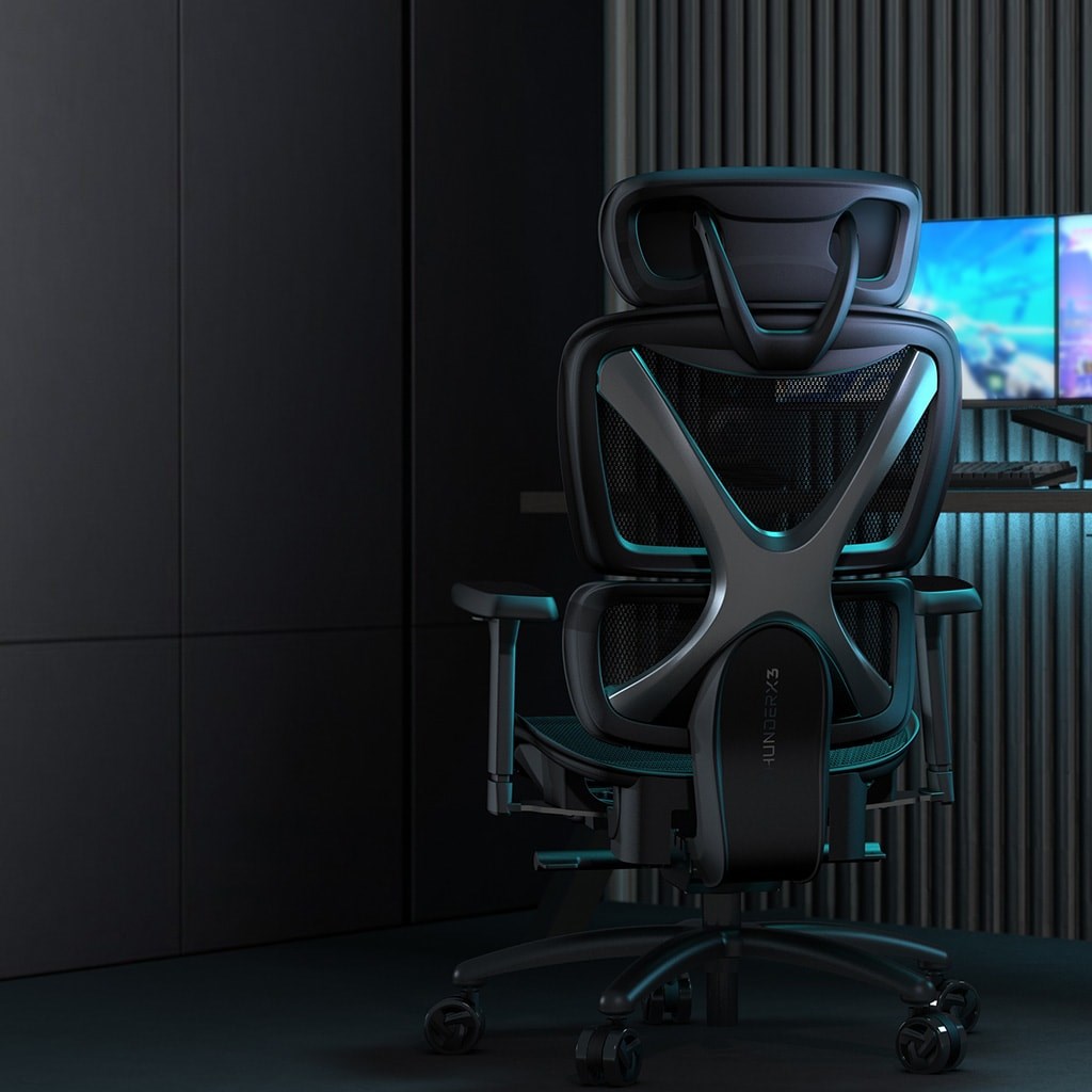Karrige ThunderX3 XTC, ergonomike, e zezë