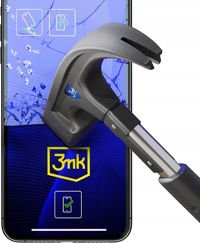 Qelq hibrid mbrojtës 3MK FlexibleGlass për Apple iPad Air 13"