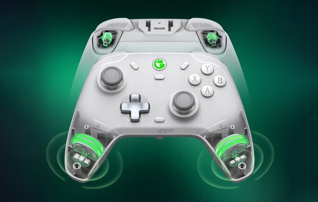 Kontroller GameSir T4 Cyclone Pro, wireless, i bardhë