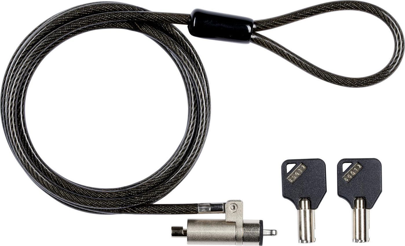 Kabllo sigurie DICOTA D30835, Kensington Lock, 2 m, e zezë