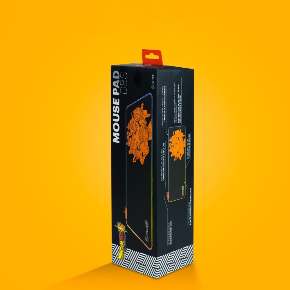 Mousepad gaming FRTEC Dragon Ball Super Goku, XL, RGB, shumëngjyrësh