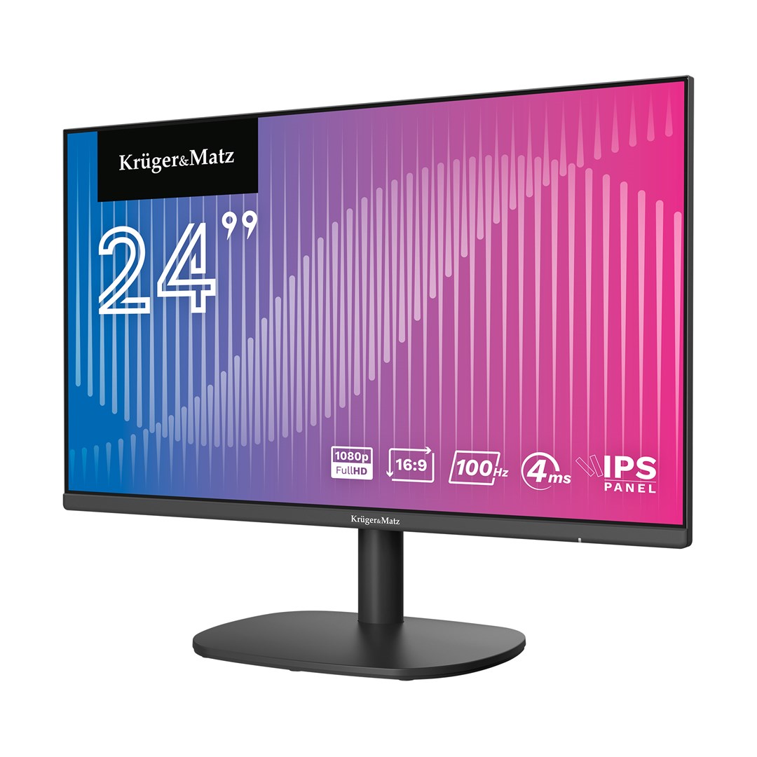 Monitor Kruger& Matz KM0198-M24, 24", 1920 x 1200, WUXGA, 100 Hz, i zi