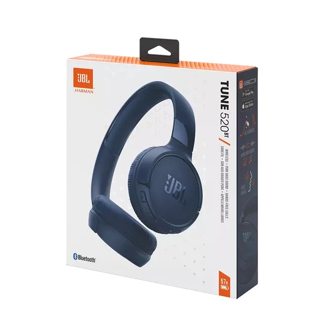 Kufje JBL Tune 520BT, Wireless, të kaltërta