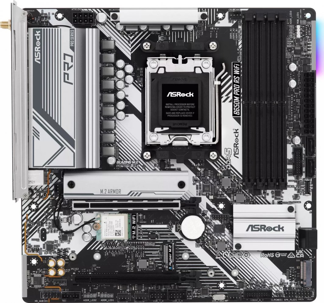 Pllakë amë ASRock B650M PRO RS WIFI
