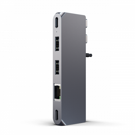[OUTLET] Përshtatës Satechi Aluminium Pro Hub Mini, i hirtë