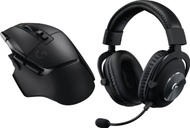 Сет за гејминг Logitech G502 X Lightspeed и G Pro X, безжичен, сензор HERO 25K, црн