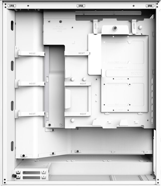 Kasë Nzxt H7 Flow, e bardhë, Midi Tower