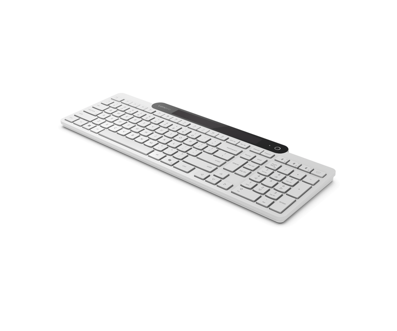 Tastierë Lenovo 800 Self-Charging, Bluetooth, pa tela, e bardhë
