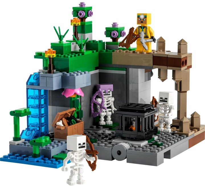 Set LEGO® Minecraft 21189 Skeleton Cave, 364 pjesë