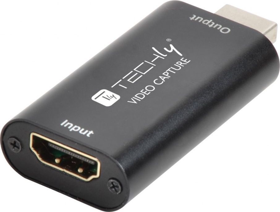 Kartë kapëse video Techly I-USB-VIDEO-1080TY, USB në HDMI, hyrje 4K, dalje 1080p, e zezë