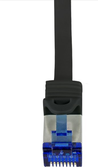 Мрежен кабел LogiLink C6A043S, 1.5 m, Cat6a S FTP, црн