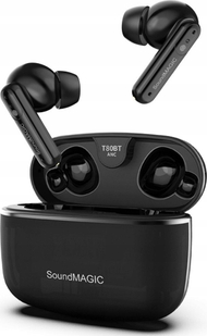 Kufje wireless Soundmagic T80BT, TWS ANC, Bluetooth 5.3, IPX5, të zeza