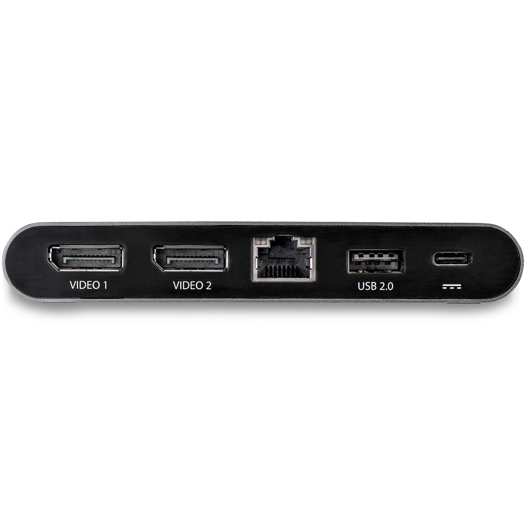Stacion lidhës StarTech, USB-C, 4K Dual DisplayPort, 100W, e hirtë