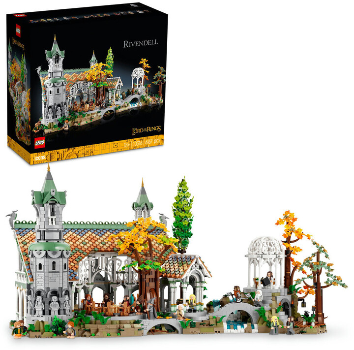 Set LEGO® Icons 10316 The Lord of the Rings: Rivendell, 6167 pjesë