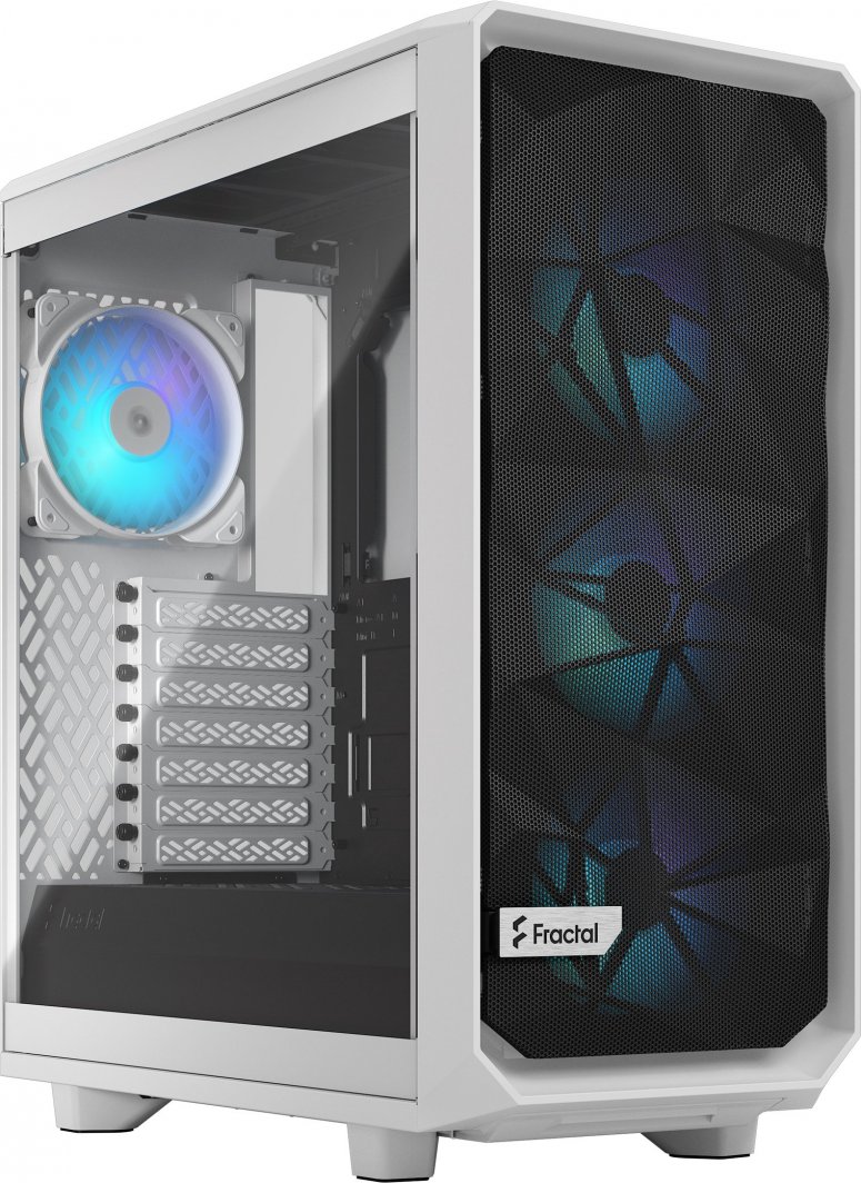 Kasë Fractal Design Meshify 2 Compact RGB, e bardhë, Midi Tower