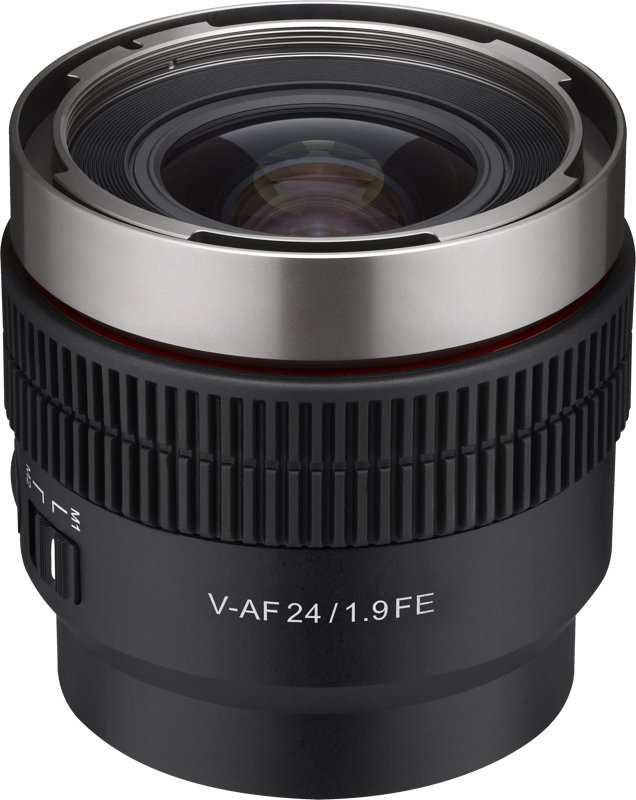 Objektiv Samyang V-AF 24mm T1.9, Sony FE, autofokus, i zi