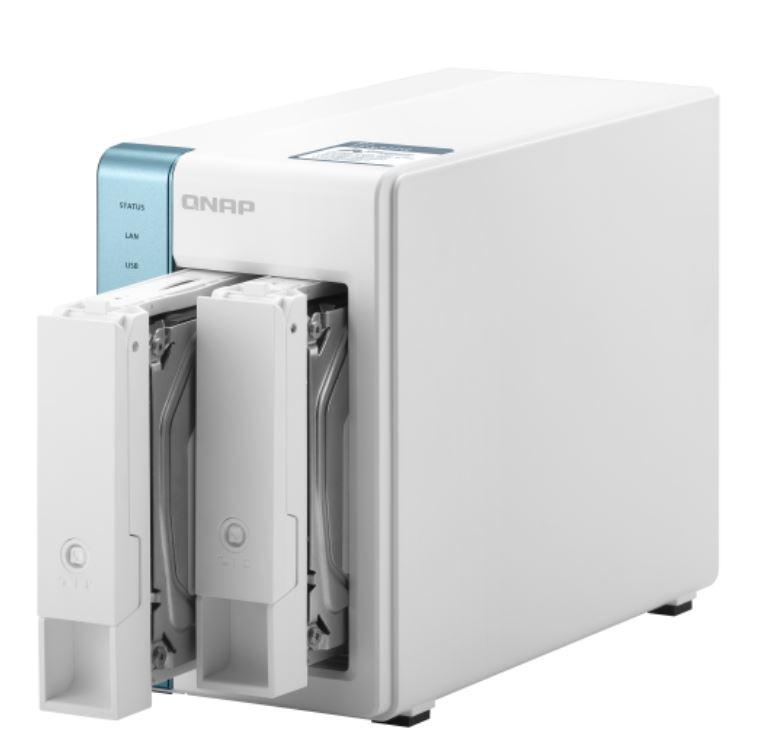 NAS QNAP TS-231P3, 2-Bay, 2GB RAM, i bardhë