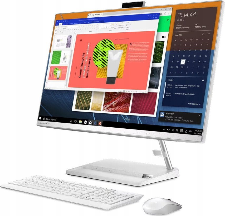 Kompjuter AIO Lenovo IdeaCentre 3 27ALC6, 27" FHD, Ryzen 5 7530U, 16GB RAM 512GB SSD, i bardhë