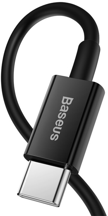 Baseus кабел за полнење/податоци, Superior Series USB-C - Lightning, 20W, 1m, црна
