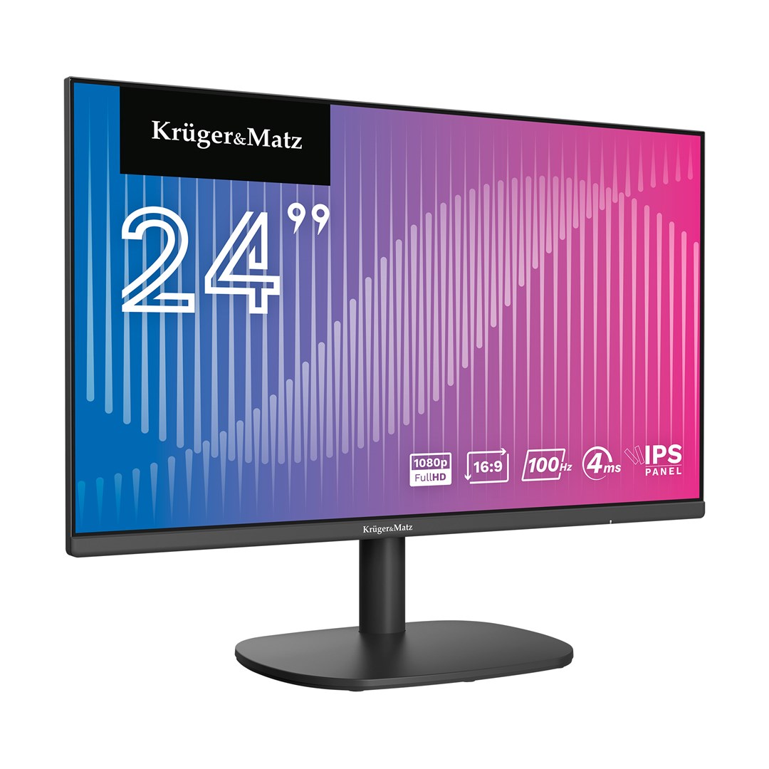 Monitor Kruger& Matz KM0198-M24, 24", 1920 x 1200, WUXGA, 100 Hz, i zi