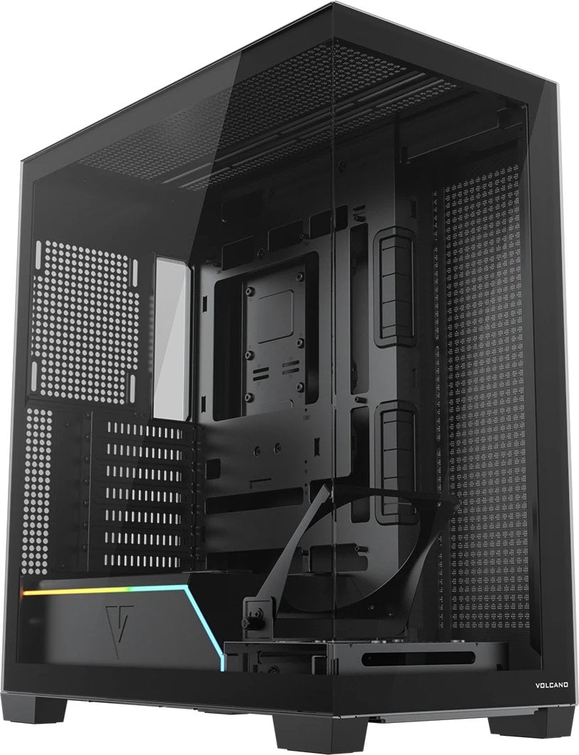 Kuti kompjuteri MODECOM Volcano Stellar Plus ARGB MIDI, pa ventilatorë, e zezë