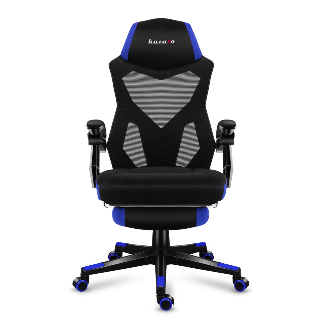 Karrige lojërash HUZARO COMBAT 3.0, 140kg, e zezë/e kaltër
