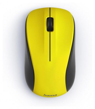 Maus wireless Hama MW-300 V2, optik, 1200 DPI, i verdhë me të zezë