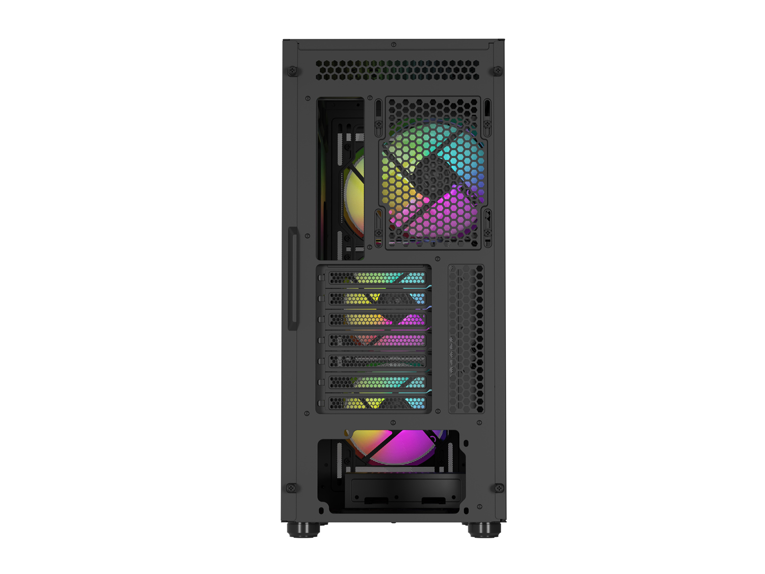 Kasë Genesis DIAXID 605 ARGB, Midi Tower, e zezë