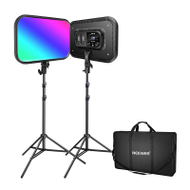 Set dritash LED Neewer RGB168, 60W, 2 copa, i zi