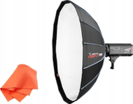 Softbox palosës Aurora Firefly Par Ø95cm, për bajoneta Bowens Aurora Walimex, i argjendtë